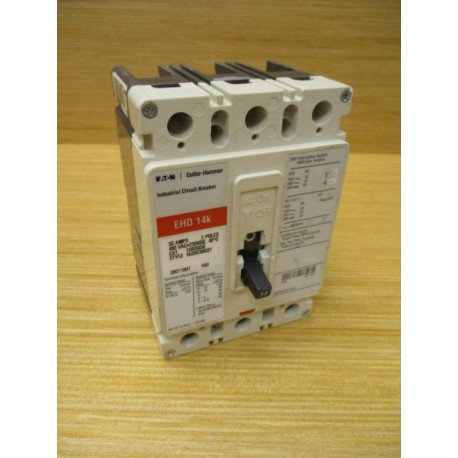 Eaton Cutler Hammer EHD3030 30A Industrial Circuit Breaker - Used