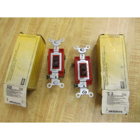 Hubbell CS320 Pack Of 2 Toggle Switches