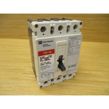 Cutler-Hammer FDB3030 30A Circuit Breaker - Used