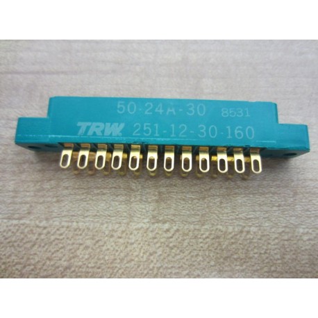 TRW 50-24A-30 Card Edge Connnector - New No Box