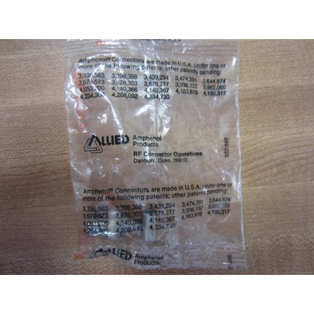 Allied 999-225 Amphenol 554-87618 RF Connector (Pack of 3)