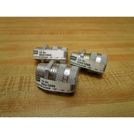 Hubbell SCH1008 Cord Connector (Pack of 3) - New No Box