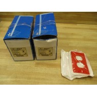 Leviton 017-80703-R Receptacle Wall Plate 01780703R (Pack of 30)