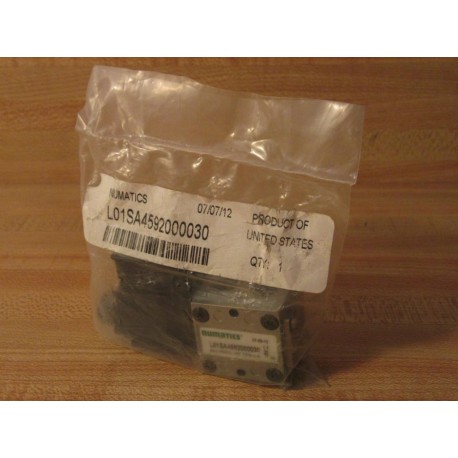 Numatics L01SA4592000030 Solenoid Air Valve w237-961B