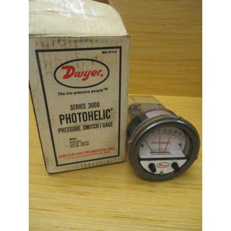 Dwyer 3002 Pressure SwitchGage 3002C