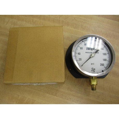 Trerice 500XB Pressure Gauge 0-200 PSI