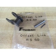 Tsubaki RS 50 Roller Chain RS50 Off-Set Link Only (Pack of 8)