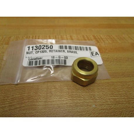 Spraying Systems CP1325 38" Brass Retaining Nut (Pack of 2)