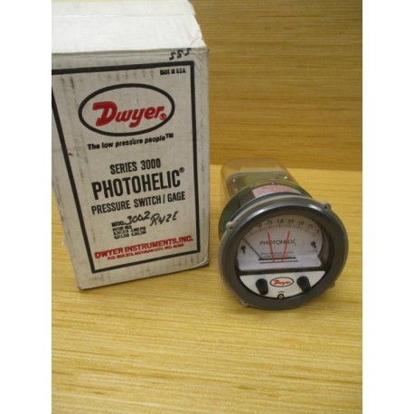 Dwyer 3002 Pressure SwitchGage 3002 RYZE