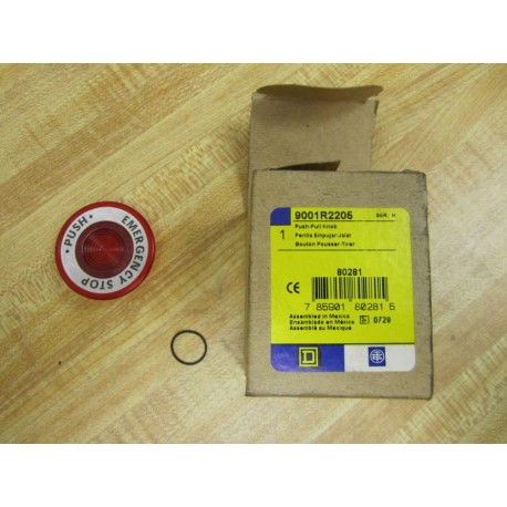 Square D 9001-R2205 Push Pull Knob 9001R2205 Series H