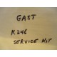 Gast K246 Service Kit - New No Box