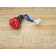 Omron A165E-S-03U E-Stop Switch A05B-2301-D002 6 Wire 6 Pin - New No Box