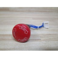 Omron A165E-S-03U E-Stop Switch A05B-2301-D002 6 Pin 6 Wire - Used