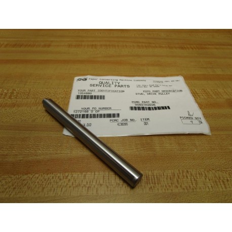 Paper Converting Machine Company 1054880 Stud, Drive Pulley 00837A0096 - New No Box