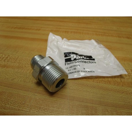 Parker 12-16F3MXS Male Connector BSPT  1216F3MXS