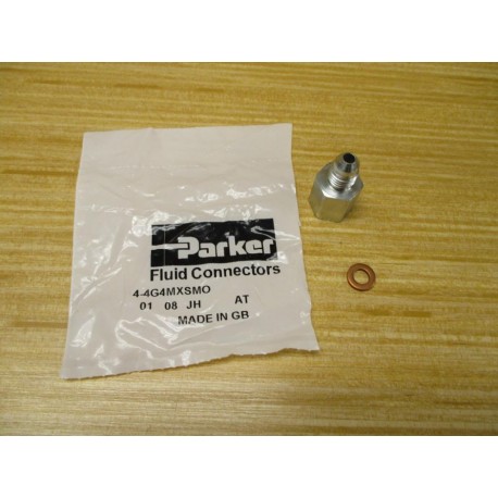 Parker 4-4G4MXSMO Inline Diagnostic Fitting 4-4G4MXSM0