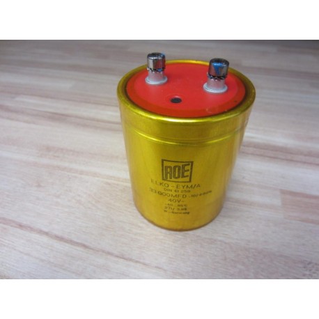 ROE EYMA Capacitor EYMA 33 000 MFD -10+50% 40 v - New No Box