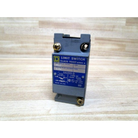 Square D 9007-C054 Limit Switch 9007C054 WO Operating Head - Used