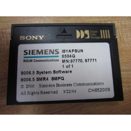 Siemens CH65200S ISYAPSUN 6504Q - Used