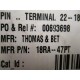 Thomas & Betts 18RA-47PT Pin Terminal 18RA47PT (Pack of 50)