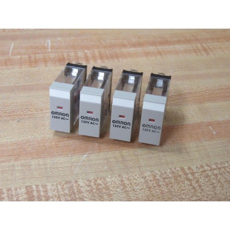 Omron G2R-1-S (S) Relay 4FE18 120VAC (Pack of 4) - New No Box