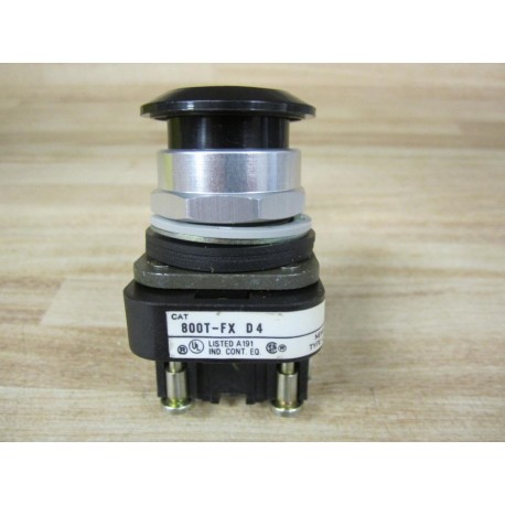 Allen Bradley 800T-FXD4 Push Button 800TFXD4 Black 800T-XD4 - New No Box