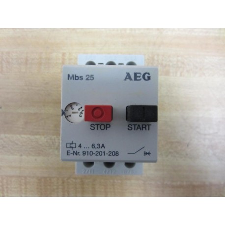 AEG 910-201-208 4-6.3A Starter MBS25 910-201-208-000 - New No Box