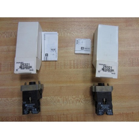 Telemecanique ZB2-BW061 Light Module Assembly 25321 ZB2BW061 (Pack of 2)