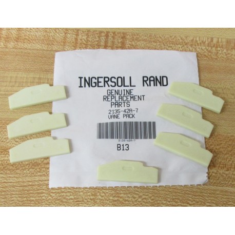 Ingersoll-Rand 2135-42A-7 Vane Pack 213542A7 (Pack of 7)