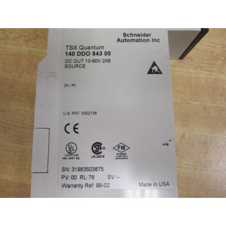 Schneider 140DDO84300 Output Module 140-DDO-843-00 - Refurbished