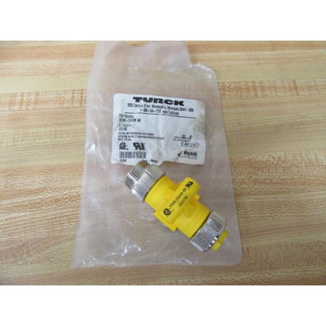 Turck RSM-2RKM-40 Molded T Connector U0410