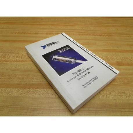 National Instruments 320282-01 Software Reference Manual NI-488.2 - Used