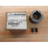 Baldor Dodge 117080 Taper-Lock Bushing 1210 X  1-18 (Pack of 3)