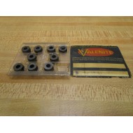 Valenite RD 45 NN Carbide Insert Cutters RD45NN (Pack of 9) - New No Box