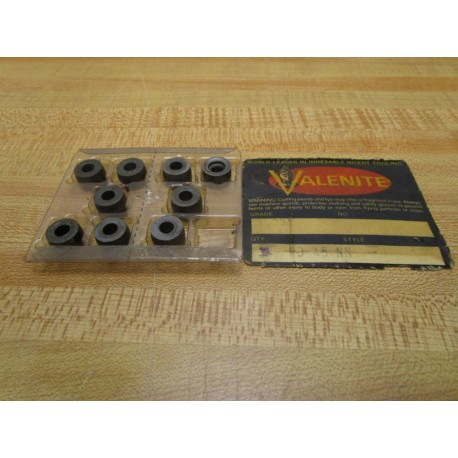 Valenite RD 45 NN Carbide Insert Cutters RD45NN (Pack of 9) - New No Box