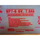 Enersys NP7-6 Sealed Rechargeable Lead-Acid Battery 6V 7Ah - Used