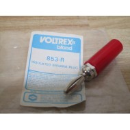 Voltrex 853-R Banana Plug 853R (Pack of 4)