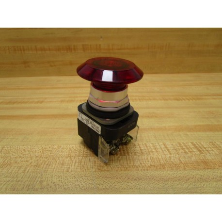 Allen Bradley 800T-PMJ16 R Button 800T-PMJ16 Red Lens - New No Box