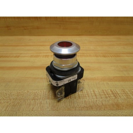 Allen Bradley 800T-FXQ10RAL Button 800TFXQ10RAL Red Lens - New No Box