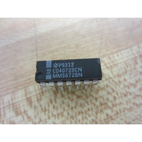 National Semiconductor CD4072BCN Integrated Circuit (Pack of 6) - New No Box