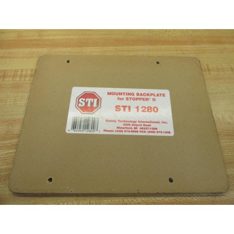 STI STI-1280 Mounting Backplate STI1280 - New No Box