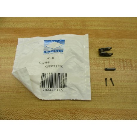Diamond Chain Company NO. 41 Offset Link NO41 (Pack of 9)