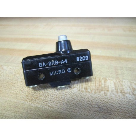 Micro Switch BA-2RB-A4 Honeywell Snap Action Limit Switch BA2RBA4 (Pack of 4) - New No Box