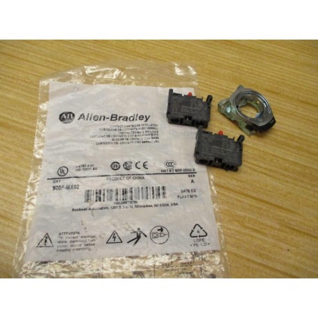 Allen Bradley 800F-MX02 Contact Cartridge W Latch 800FMX02