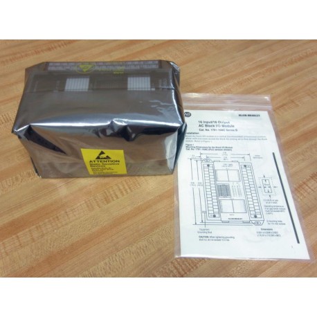 Allen Bradley 1791-16AC IO Module 179116AC WManual - New No Box