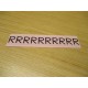 Stranco AM1-R Letter "R" Label AMI-R (Pack of 25)