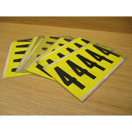 Brady 3460-4 Repositionable Labels 34604 (Pack of 40) - New No Box