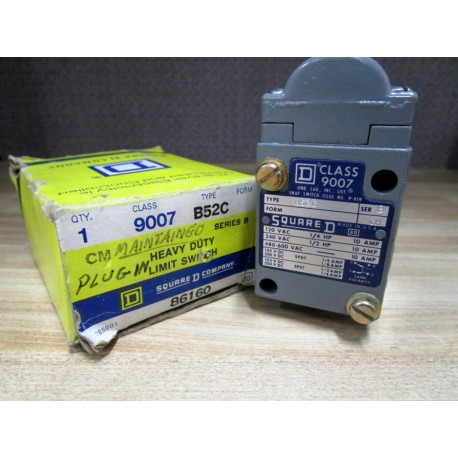 Square D 9007 B52C Limit Switch 9007B52C