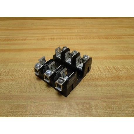 Gould  Shawmut 20355R Fuse Block 3-Pole - Used