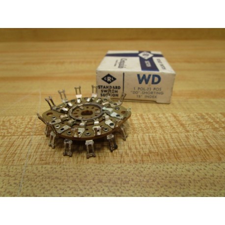 Centralab CLR WD 1 POL-23 POS Rotary Wafer Switch WD 1 POL-23 POS